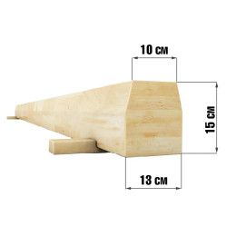 Бревно 2,4м напольное гимнастическое