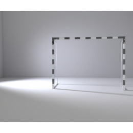 Ворота 2х3м (профиль 60х60мм), на закладных пластинах для мини-футбола/гандбола