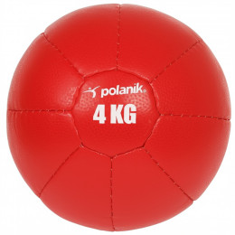 Медицинбол 4 кг, искусственная кожа